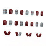 Elegant Minimalist Press-On Nail Set (24pcs) (DESIGN 7578)