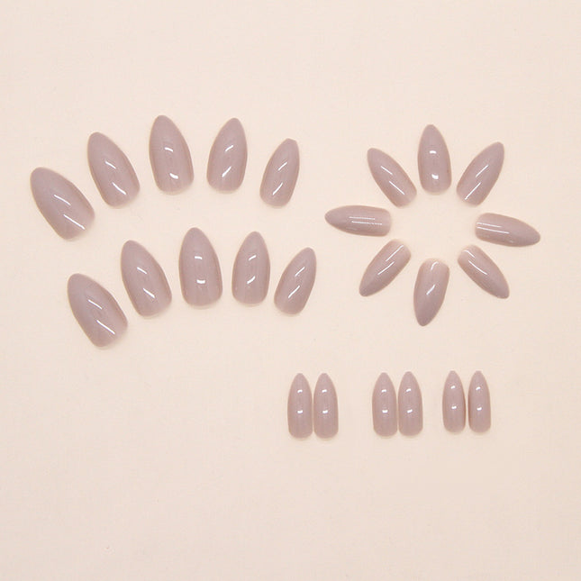 Elegant Minimalist Press-On Nail Set (24pcs) (DESIGN 7427)