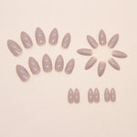 Elegant Minimalist Press-On Nail Set (24pcs) (DESIGN 7427)