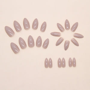Elegant Minimalist Press-On Nail Set (24pcs) (DESIGN 7427)