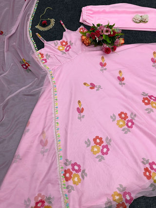 RTC Designer Party Gown & Dupatta Set