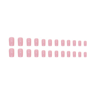 Elegant Minimalist Press-On Nail Set (24pcs) (DESIGN 7377)