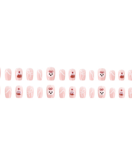 Elegant Minimalist Press-On Nail Set (24pcs) (DESIGN 7532)