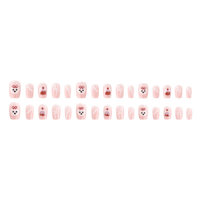 Elegant Minimalist Press-On Nail Set (24pcs) (DESIGN 7532)