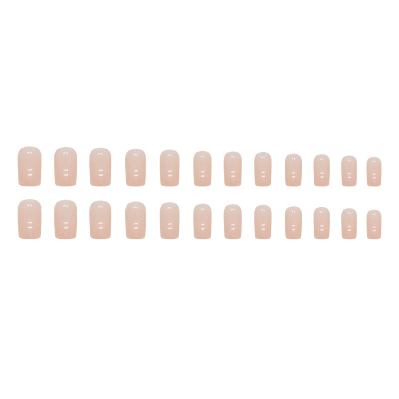 Elegant Minimalist Press-On Nail Set (24pcs) (DESIGN 7376)