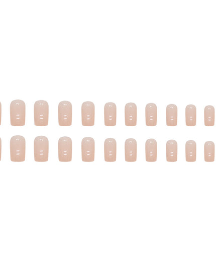 Elegant Minimalist Press-On Nail Set (24pcs) (DESIGN 7376)