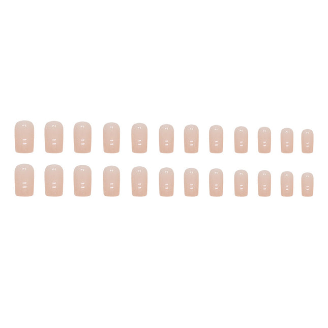 Elegant Minimalist Press-On Nail Set (24pcs) (DESIGN 7376)