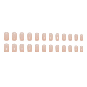 Elegant Minimalist Press-On Nail Set (24pcs) (DESIGN 7376)