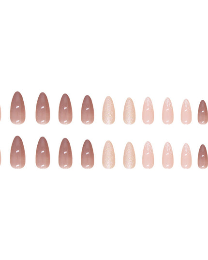 Elegant Minimalist Press-On Nail Set (24pcs) (DESIGN 7478)
