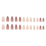 Elegant Minimalist Press-On Nail Set (24pcs) (DESIGN 7478)
