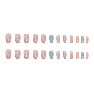 Elegant Minimalist Press-On Nail Set (24pcs) (DESIGN 7431)