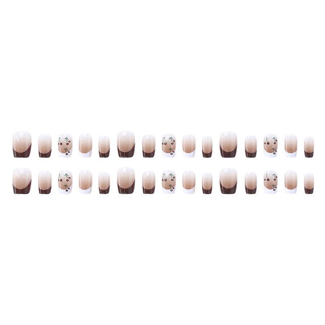 Elegant Minimalist Press-On Nail Set (24pcs) (DESIGN 7525)