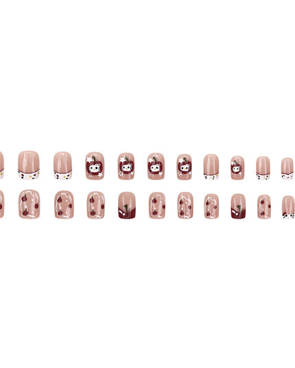 Elegant Minimalist Press-On Nail Set (24pcs) (DESIGN 7538)