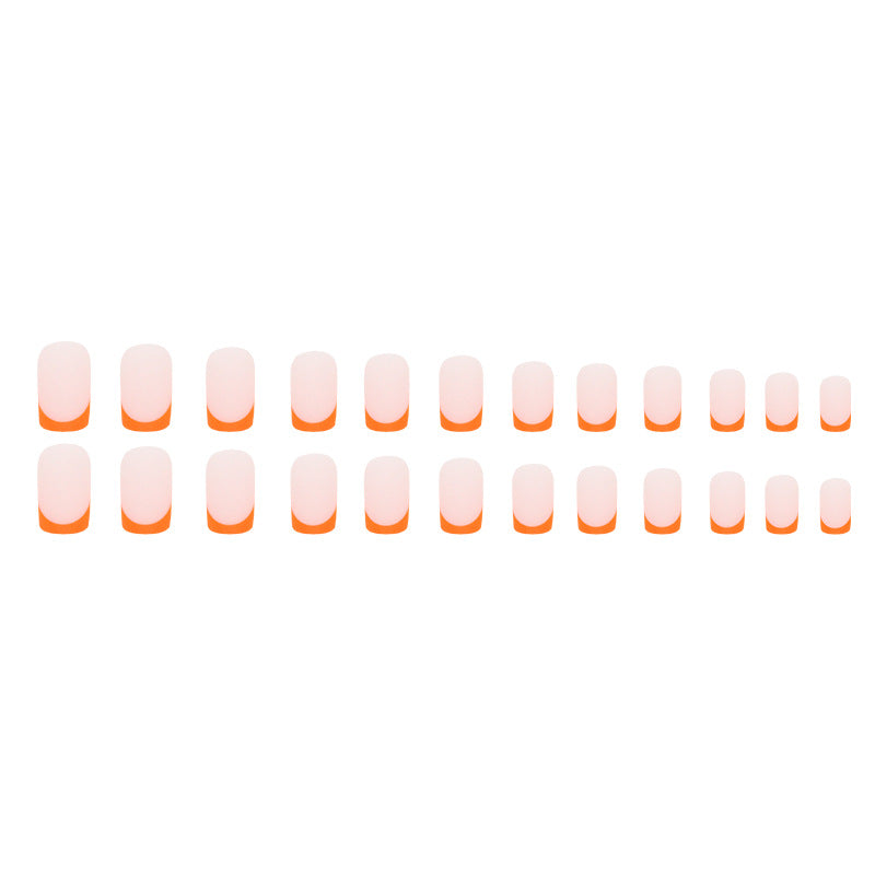 Elegant Minimalist Press-On Nail Set (24pcs) (DESIGN 7348)
