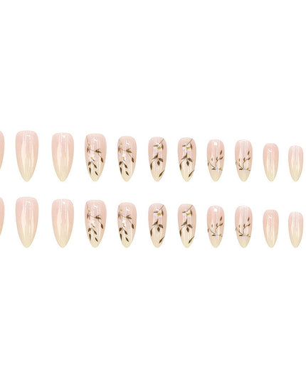 Elegant Minimalist Press-On Nail Set (24pcs) (DESIGN 7608)