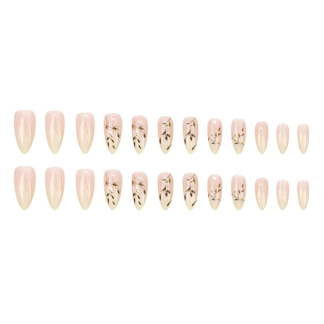 Elegant Minimalist Press-On Nail Set (24pcs) (DESIGN 7608)