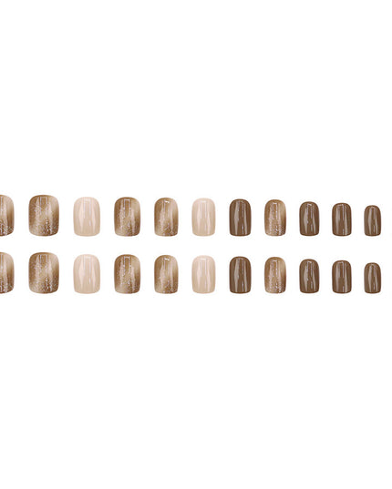 Elegant Minimalist Press-On Nail Set (24pcs) (DESIGN 7537)