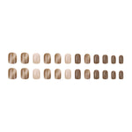 Elegant Minimalist Press-On Nail Set (24pcs) (DESIGN 7537)