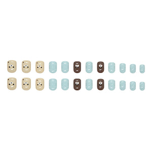 Elegant Minimalist Press-On Nail Set (24pcs) (DESIGN 7313)