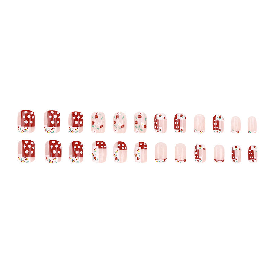 Elegant Minimalist Press-On Nail Set (24pcs) (DESIGN 7621)