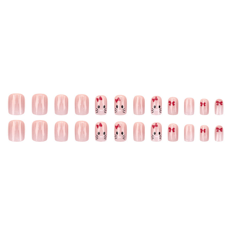 Elegant Minimalist Press-On Nail Set (24pcs) (DESIGN 7542)