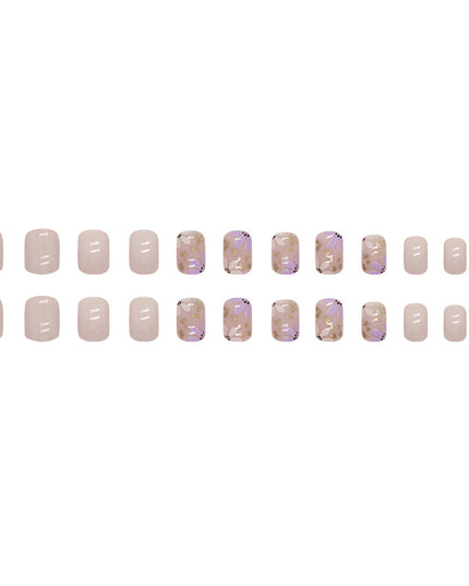 Elegant Minimalist Press-On Nail Set (24pcs) (DESIGN 7483)