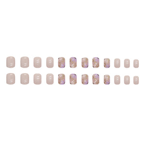 Elegant Minimalist Press-On Nail Set (24pcs) (DESIGN 7483)