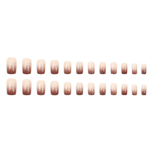 Elegant Minimalist Press-On Nail Set (24pcs) (DESIGN 7568)