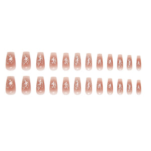 Elegant Minimalist Press-On Nail Set (24pcs) (DESIGN 7358)