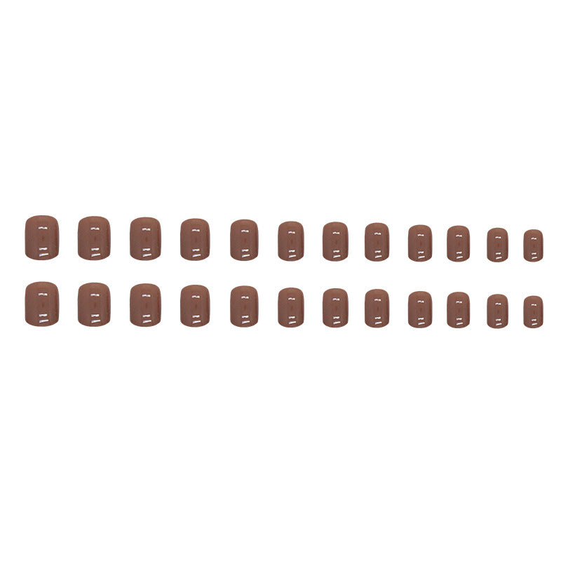 Elegant Minimalist Press-On Nail Set (24pcs) (DESIGN 7379)