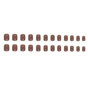 Elegant Minimalist Press-On Nail Set (24pcs) (DESIGN 7379)