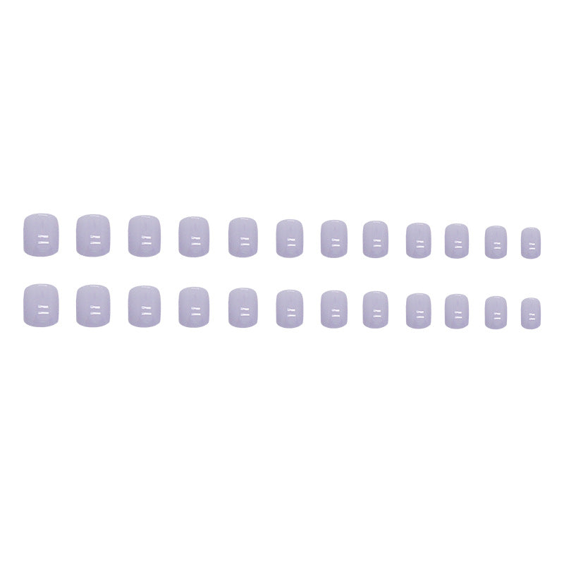 Elegant Minimalist Press-On Nail Set (24pcs) (DESIGN 7468)