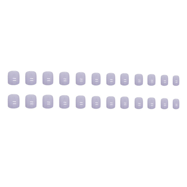 Elegant Minimalist Press-On Nail Set (24pcs) (DESIGN 7468)