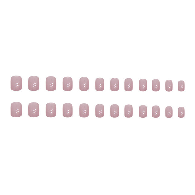 Elegant Minimalist Press-On Nail Set (24pcs) (DESIGN 7378)