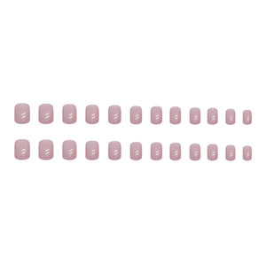 Elegant Minimalist Press-On Nail Set (24pcs) (DESIGN 7378)