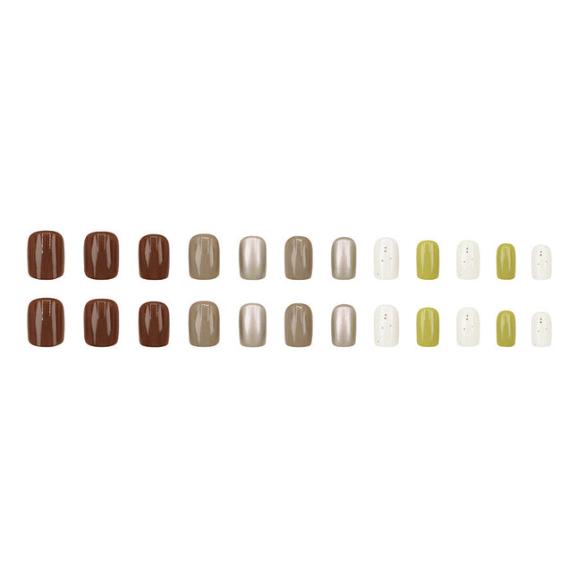 Elegant Minimalist Press-On Nail Set (24pcs) (DESIGN 7650)