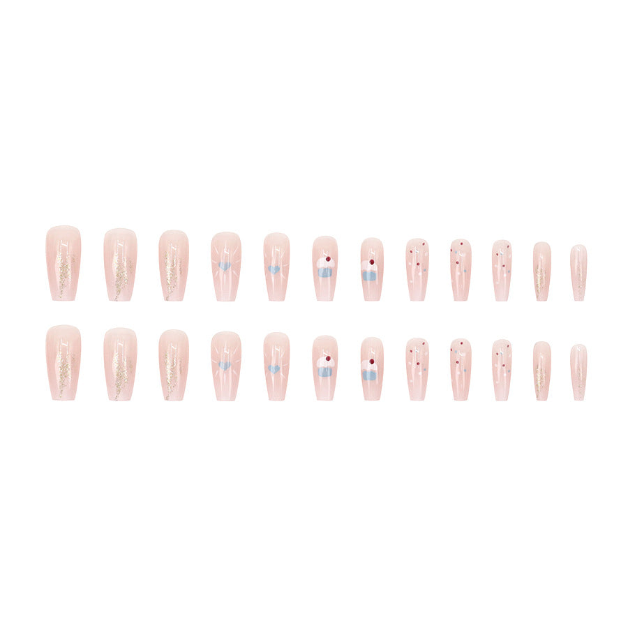 Elegant Minimalist Press-On Nail Set (24pcs) (DESIGN 7562)