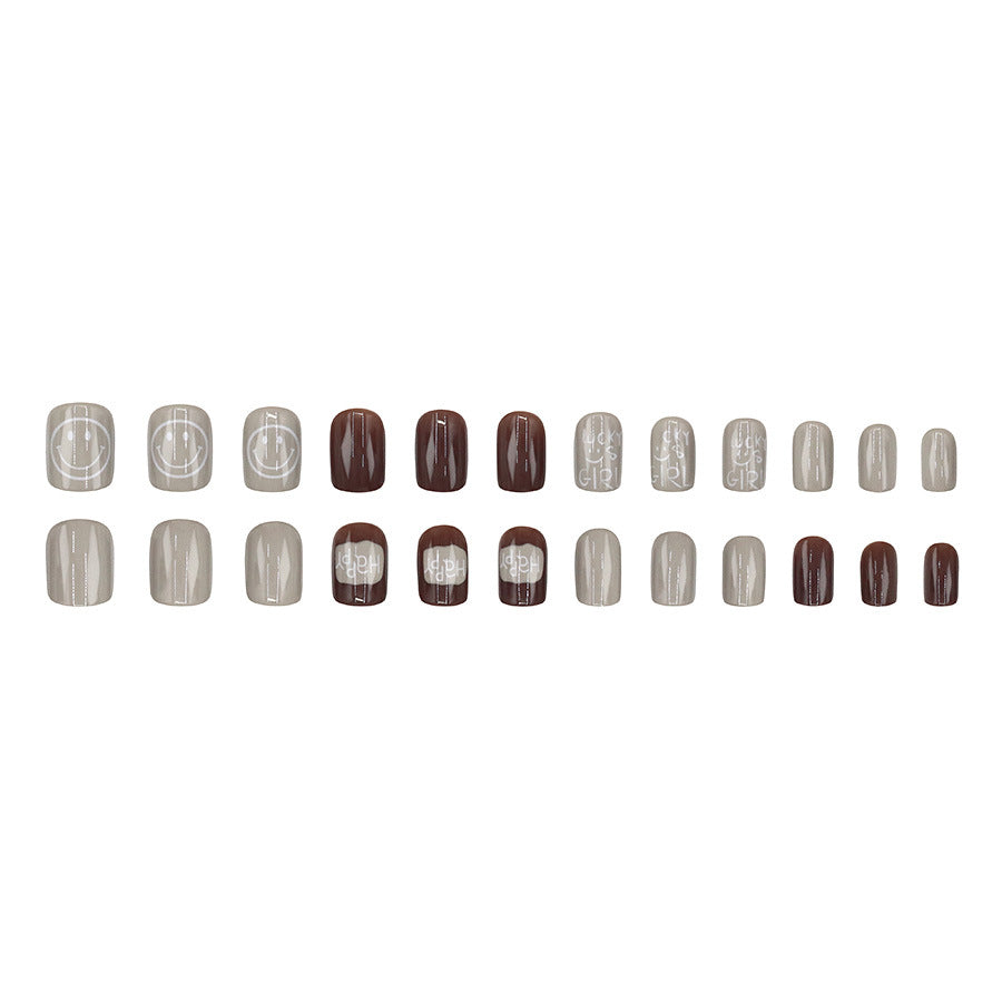Elegant Minimalist Press-On Nail Set (24pcs) (DESIGN 7594)