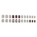 Elegant Minimalist Press-On Nail Set (24pcs) (DESIGN 7594)