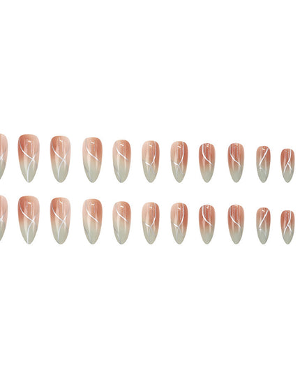 Elegant Minimalist Press-On Nail Set (24pcs) (DESIGN 7641)