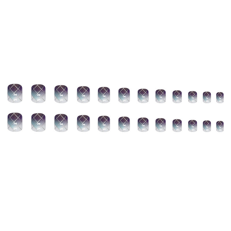 Elegant Minimalist Press-On Nail Set (24pcs) (DESIGN 7439)