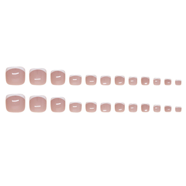 Elegant Minimalist Press-On Nail Set (24pcs) (DESIGN 7486)