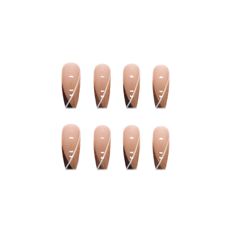 Elegant Minimalist Press-On Nail Set (24pcs) (DESIGN 7369)