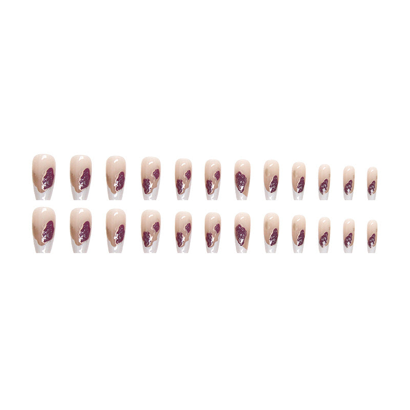Elegant Minimalist Press-On Nail Set (24pcs) (DESIGN 7371)