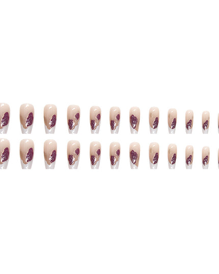 Elegant Minimalist Press-On Nail Set (24pcs) (DESIGN 7371)