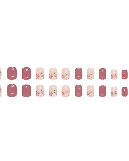 Elegant Minimalist Press-On Nail Set (24pcs) (DESIGN 7441)