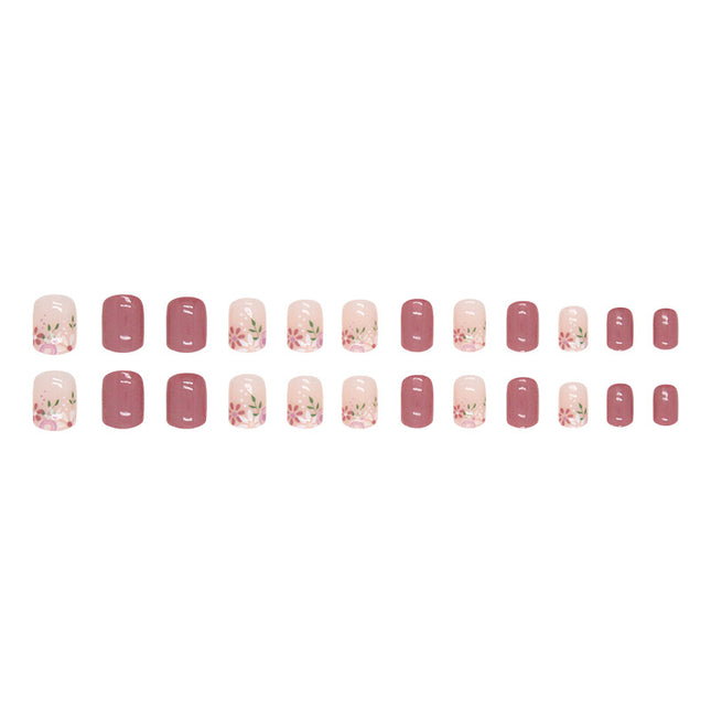 Elegant Minimalist Press-On Nail Set (24pcs) (DESIGN 7441)