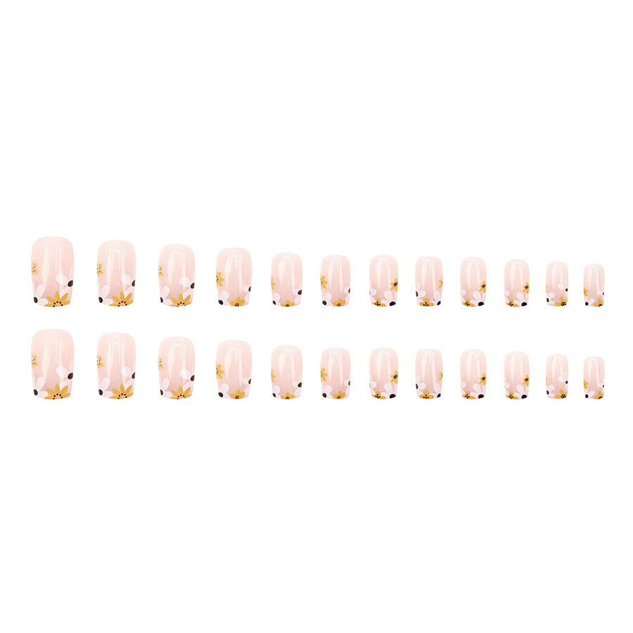 Elegant Minimalist Press-On Nail Set (24pcs) (DESIGN 7581)
