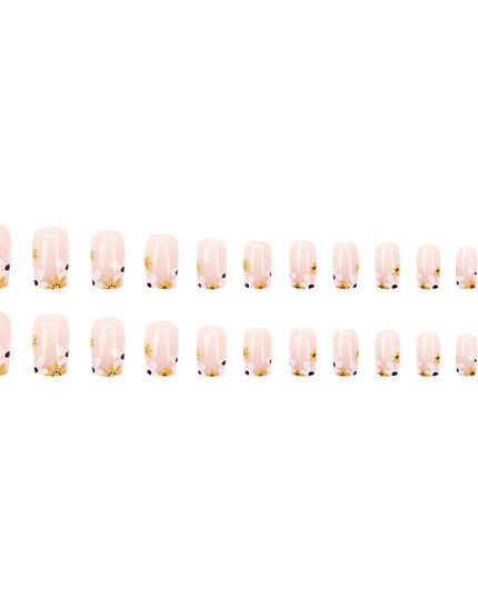 Elegant Minimalist Press-On Nail Set (24pcs) (DESIGN 7581)