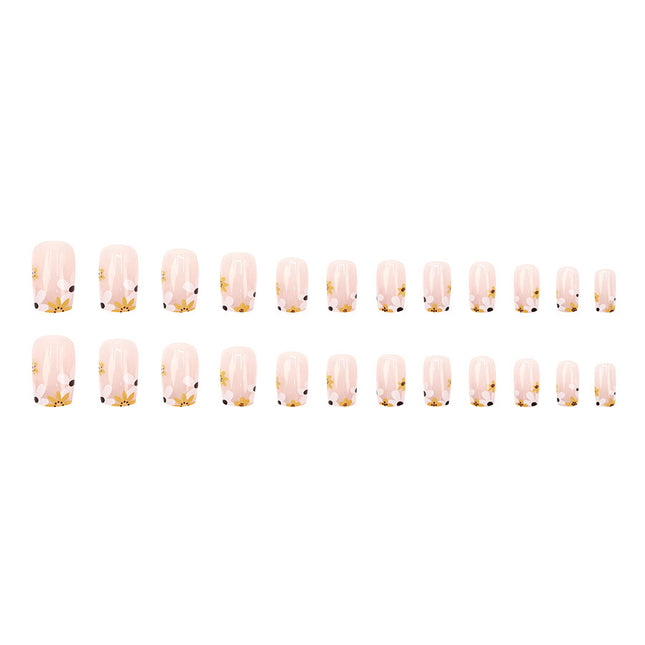 Elegant Minimalist Press-On Nail Set (24pcs) (DESIGN 7581)
